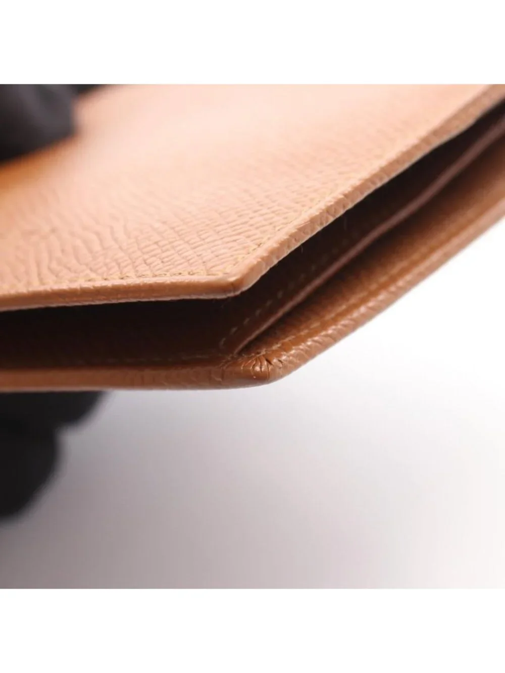 Bvlgari Bifold Wallet Brown Leather
